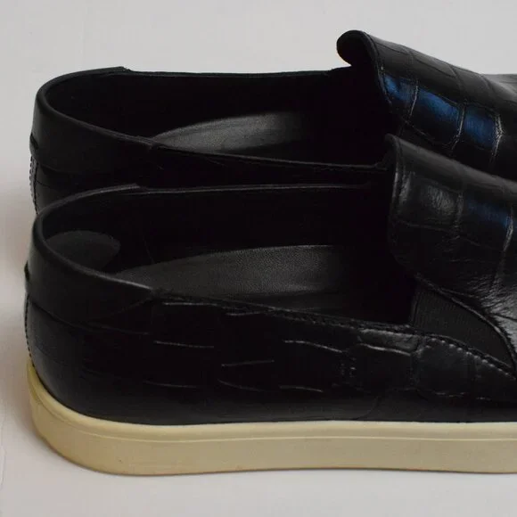 Cole Haan Women's Black Snakeskin Loafers Casual Slip On Leather Sneakers - 8.5 - Picture 9 of 12